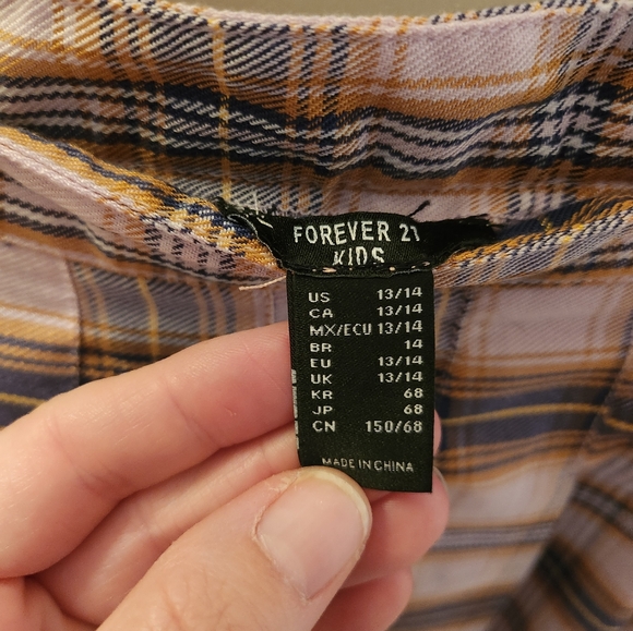 Forever 21 plaid pleated mini skirt - Picture 4 of 4